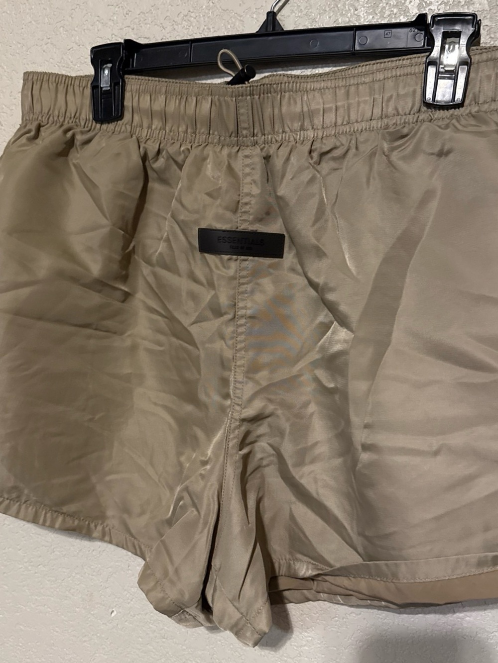 Essentials Men’s Athletic Shorts — Tan